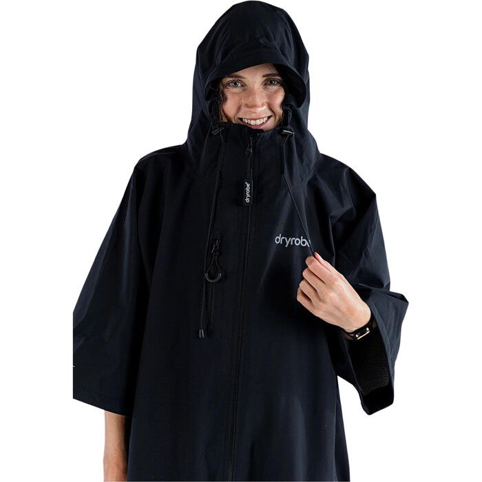 2024 Dryrobe Lite Cambio De Manga Corta Robe AS SS DL BG - Black Grey